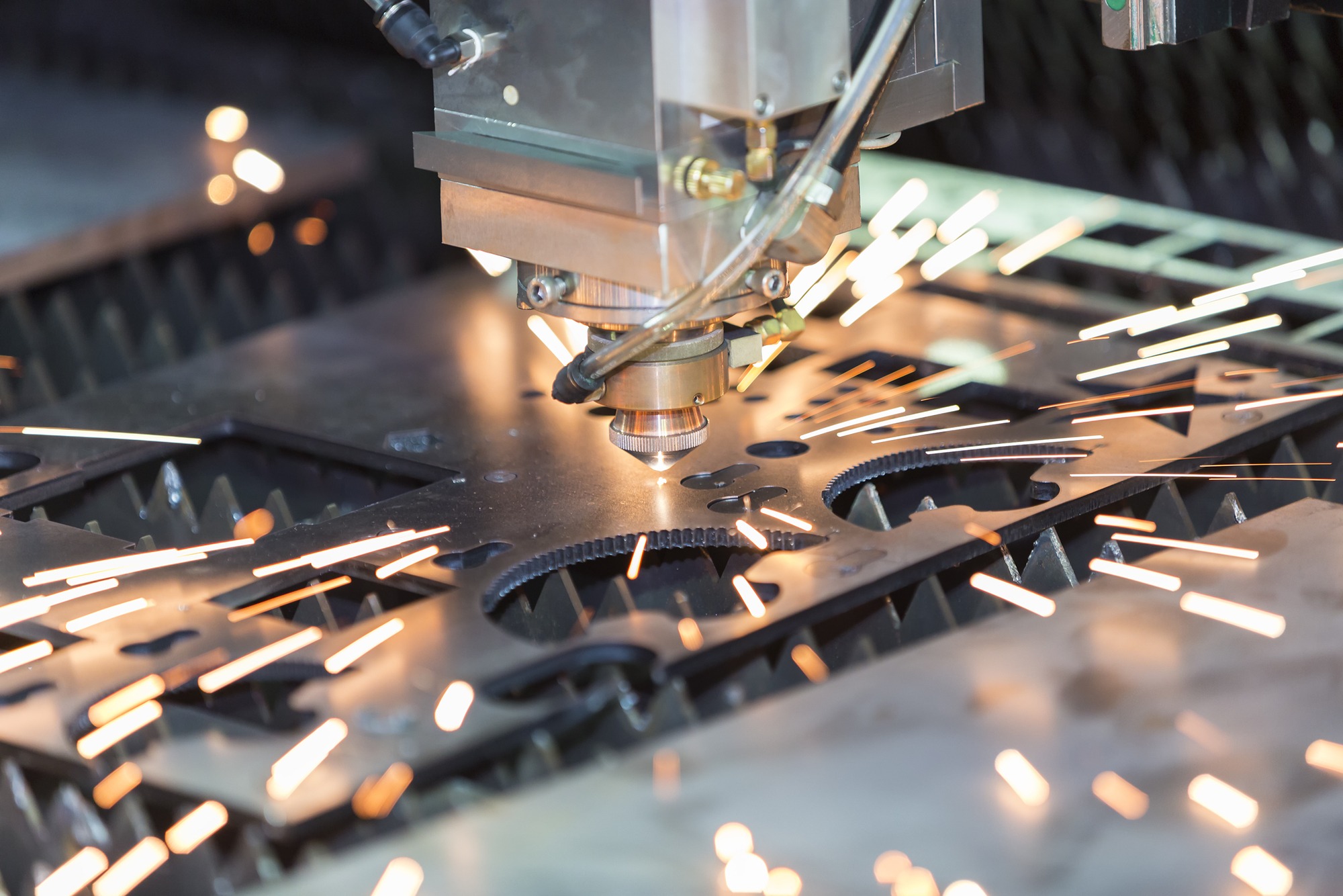 High precision CNC gas cutting metal sheet